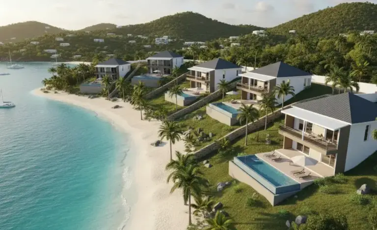 Un concept de programme immobilier neuf à Saint-Martin.